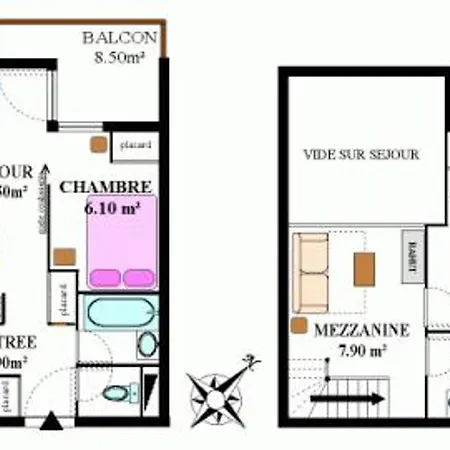 Apartment Duplex Tranquille Pour 8 Pers., A Proximite Des Navettes - Fr-1-508b-17 Aussois