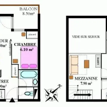 Διαμέρισμα Duplex 8 Pers, Calme, Pres Navettes Et Piscine - Fr-1-508b-17 Aussois